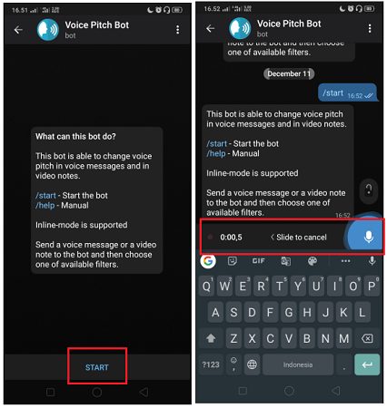 Cara Mengganti Suara Voice Note di Telegram