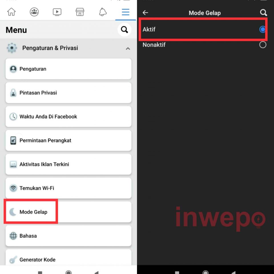 Cara Aktifkan Dark Mode Facebook dan Animasi Teks