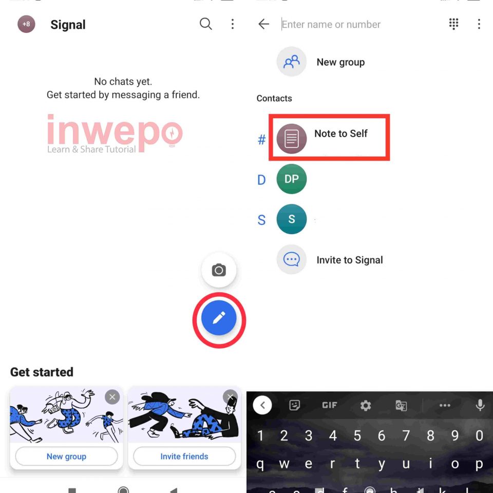 Cara Aktifkan Fitur Note To Self di Aplikasi Signal Messenger