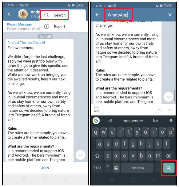 Cara Mengubah Template Telegram Menjadi WhatsApp