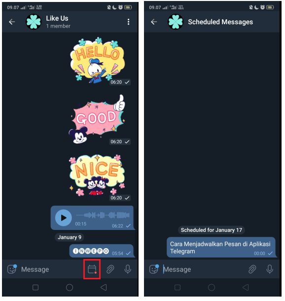 Cara Menjadwalkan Pesan di Telegram Tanpa Bot