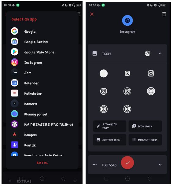 Cara Menambahkan Aplikasi di Status Bar HP Android