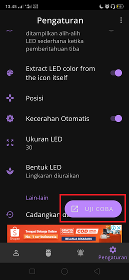 Cara Mengaktifkan LED Notifikasi WhatsApp di Android