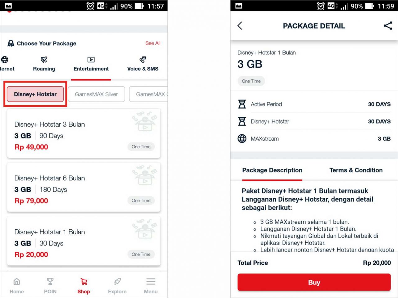 Cara Mengaktifkan Disney+ Hotstar di Telkomsel