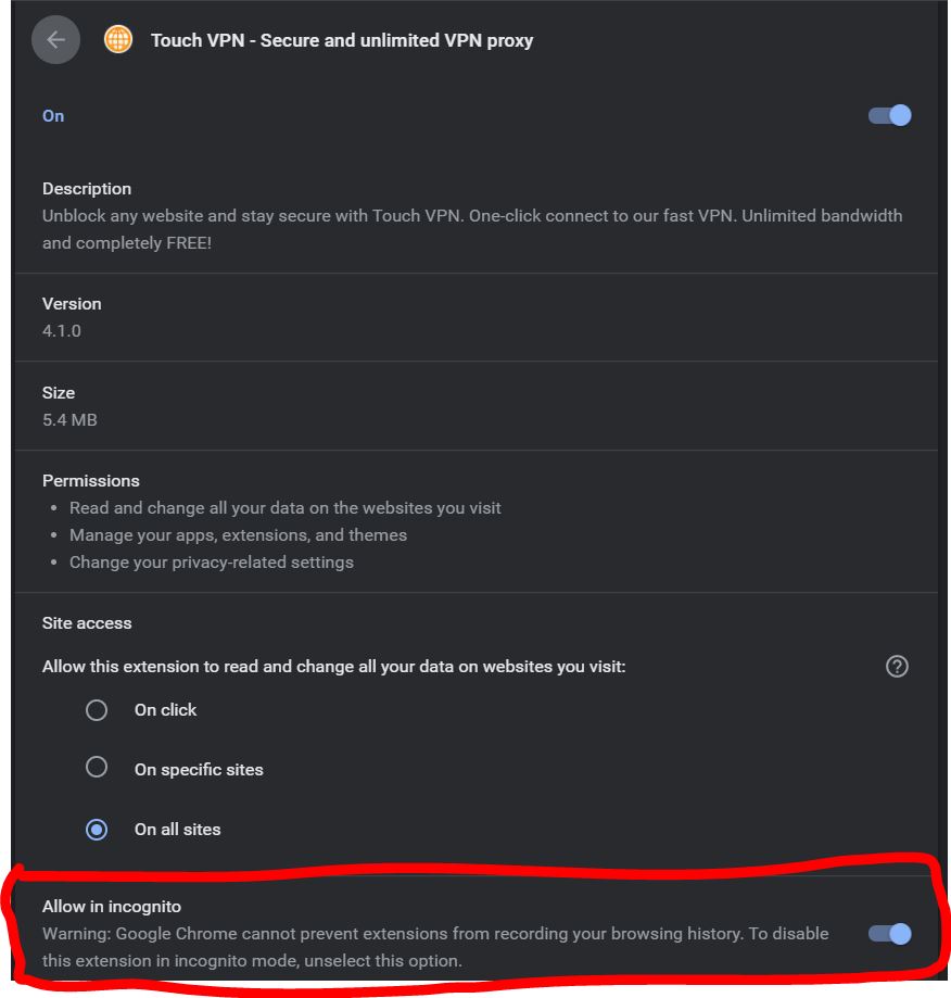 Cara Mengaktifkan VPN di Incognito Mode Google Chrome