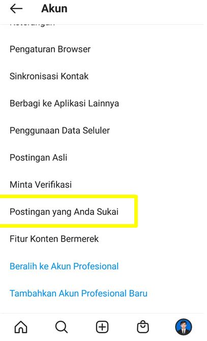 Cara Melihat Riwayat Post yang Telah di Like di Instagram