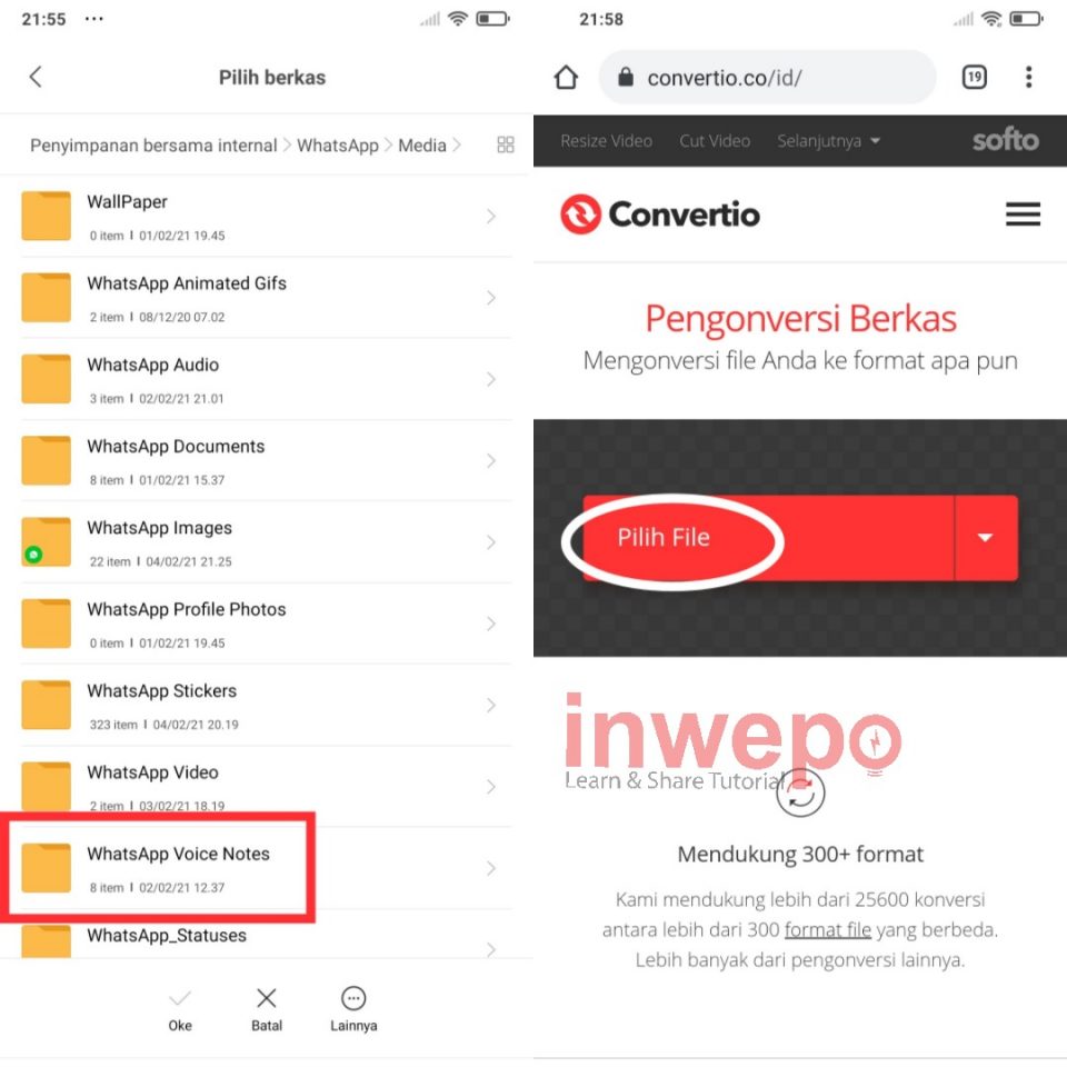Cara Membuat Voice Note Jadi Status WhatsApp