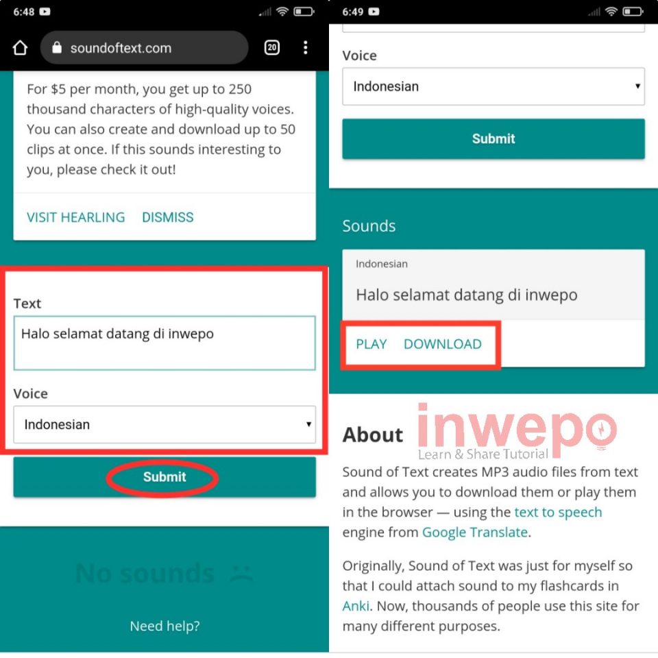 Cara Mengirim Voice Note dengan Suara Google