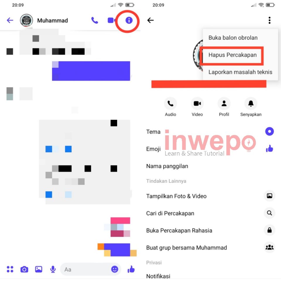 Cara Hapus Semua Pesan di Messenger Sekaligus 
