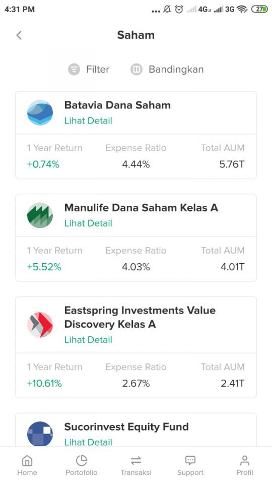 Cara Membeli Saham di Aplikasi Bibit Android