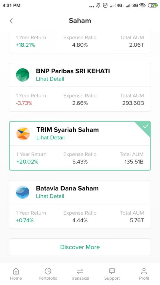 Cara Membeli Saham di Aplikasi Bibit Android
