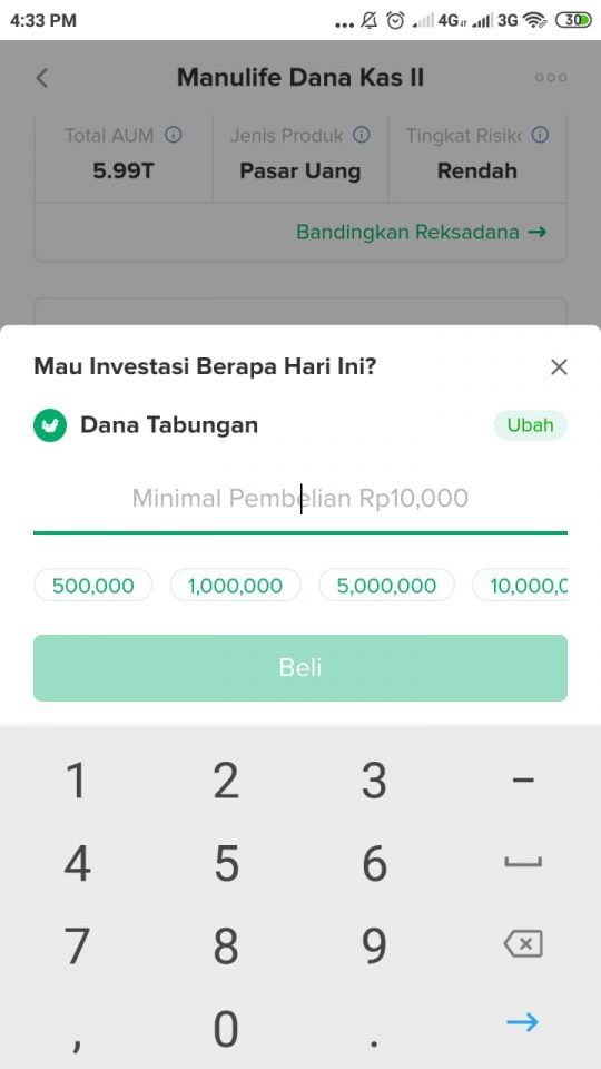 Cara Membeli Saham di Aplikasi Bibit Android