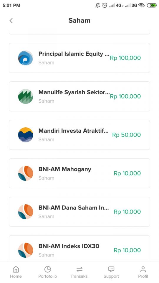 Cara Membeli Saham di Aplikasi Bibit Android
