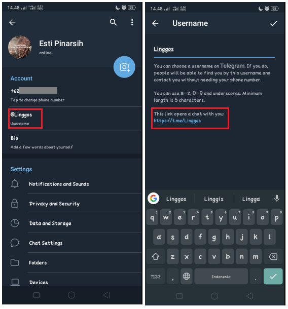 Cara Menyembunyikan Akun Telegram dari Pengguna Lain