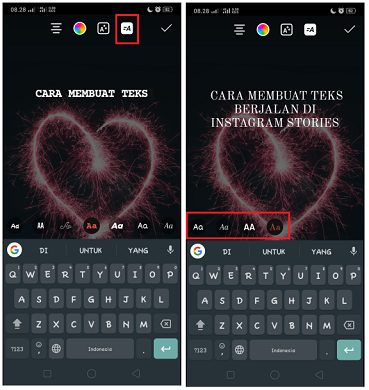 Cara Membuat Tulisan Ketik di Story Instagram