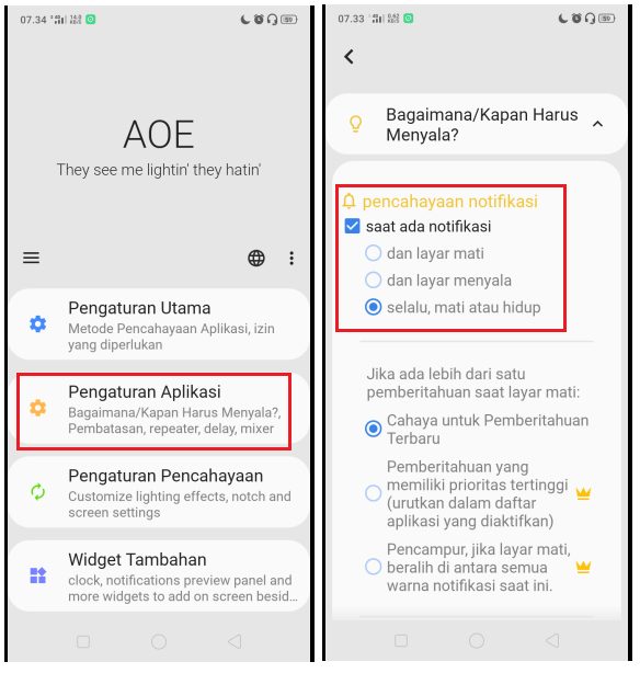 Cara Aktifkan LED Notifikasi Pesan Masuk Pada Layar Android