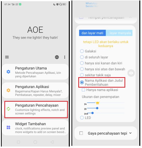 Cara Aktifkan LED Notifikasi Pesan Masuk Pada Layar Android