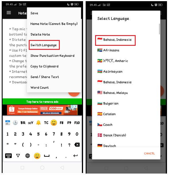 Cara Mengetik Otomatis Menggunakan Suara di HP Android