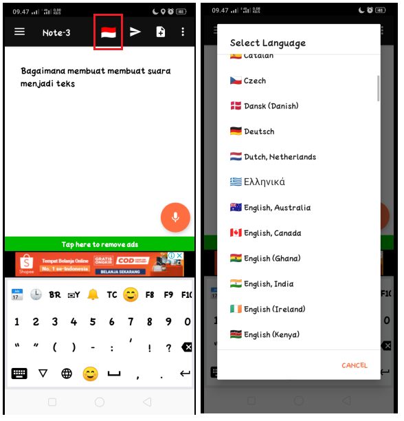 Cara Mengetik Otomatis Menggunakan Suara di HP Android