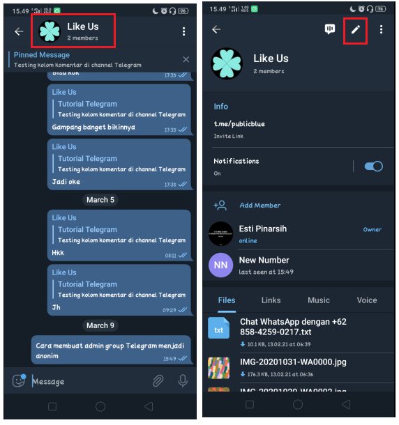 Cara Membuat Admin Group Telegram Menjadi Anonim