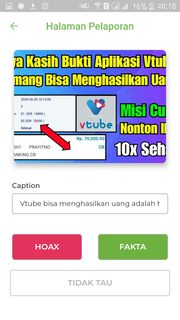 Cara Melaporkan Konten Hoax Dengan Detax