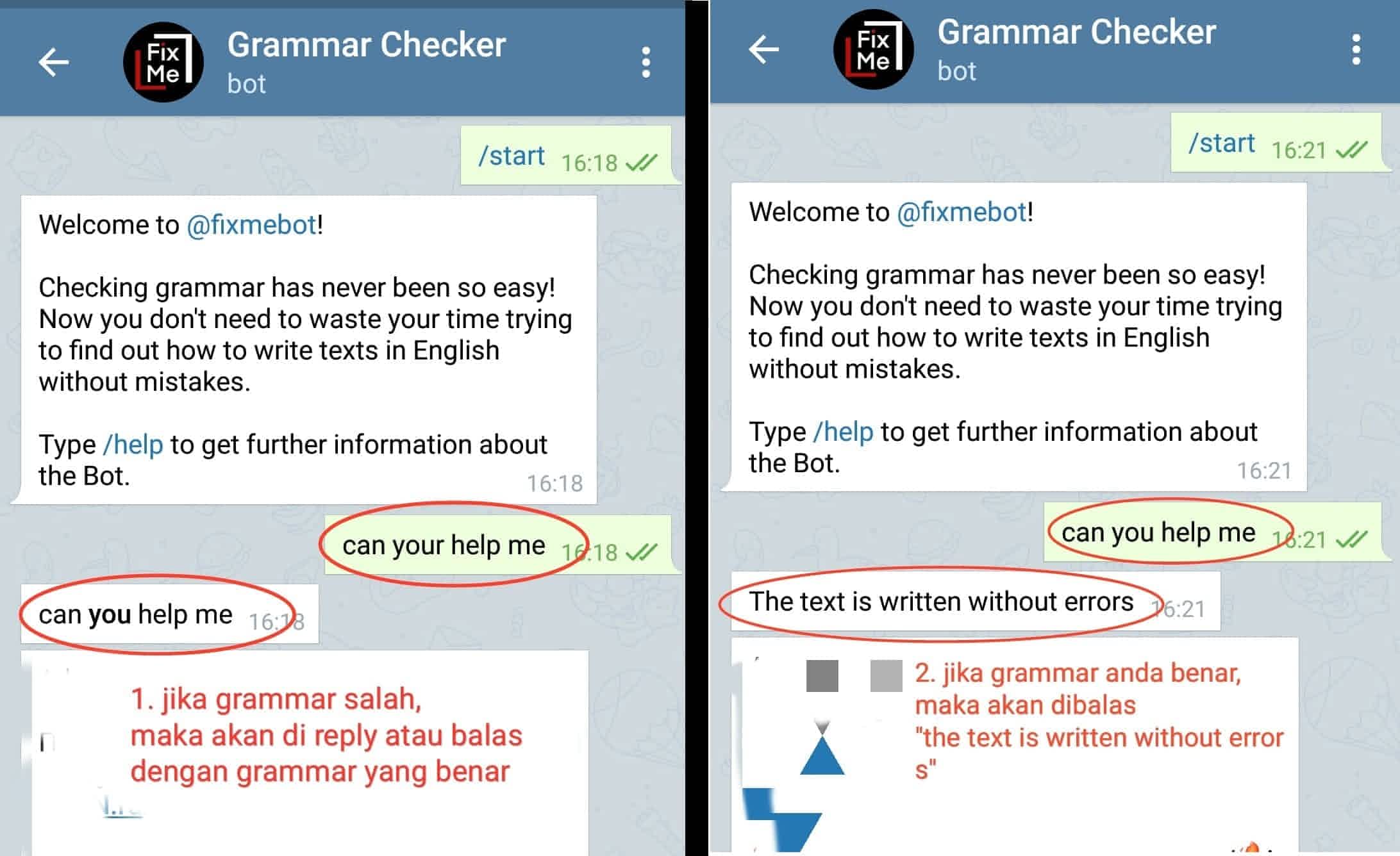 Cara Cek Grammar Bahasa Inggris Di Telegram