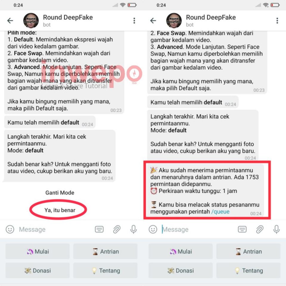Cara Buat Foto Jadi Bergerak Dengan Telegram