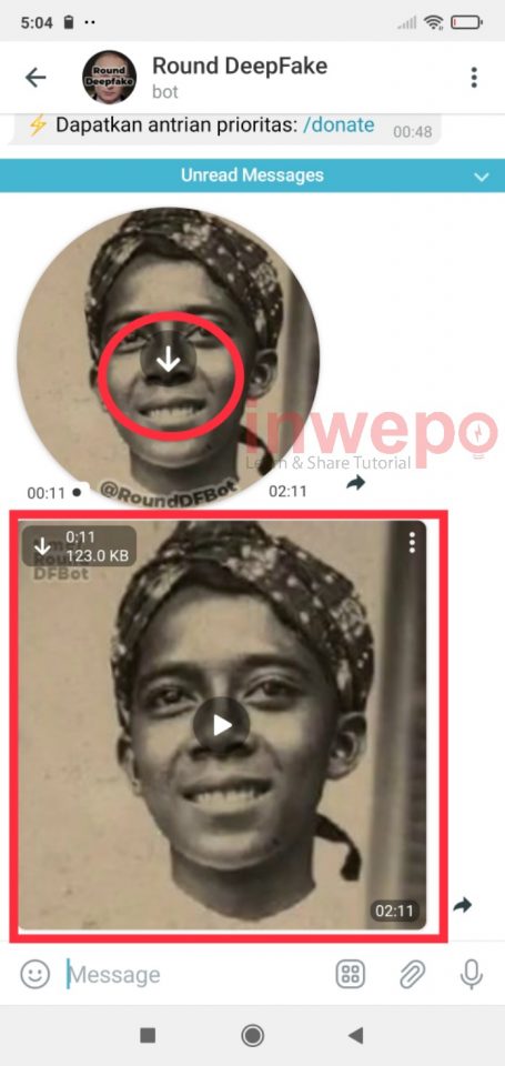 Cara Buat Foto Jadi Bergerak Dengan Telegram