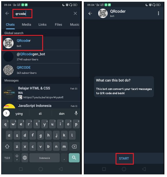 Cara Membuat QR Code dengan Bot Telegram
