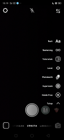 Cara Memindahkan Posisi Fitur di Instagram Story