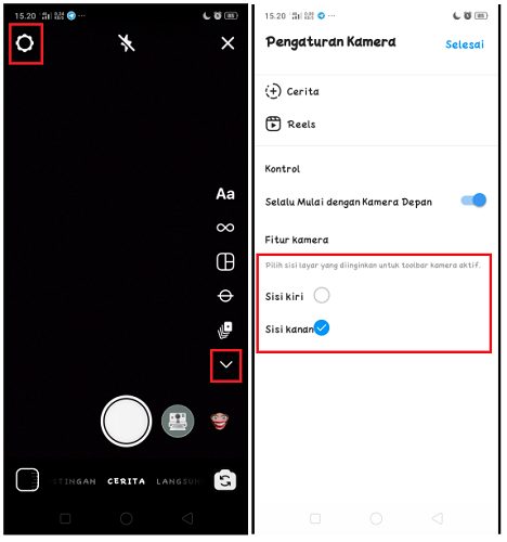 Cara Memindahkan Posisi Fitur di Instagram Story