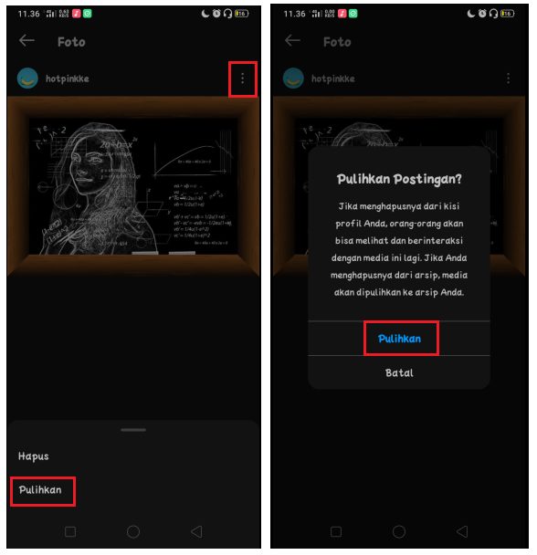 Cara Mudah Mengembalikan Postingan Instagram yang Terhapus