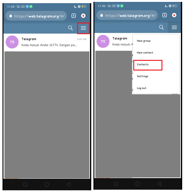 Cara Hapus Banyak Kontak Telegram Sekaligus