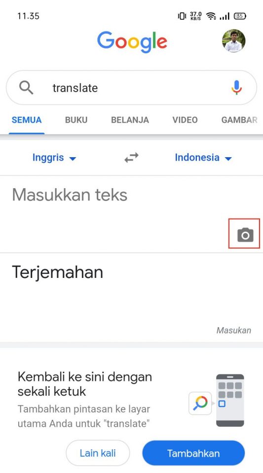 Cara Translate Teks Bahasa Asing dengan Google Lens