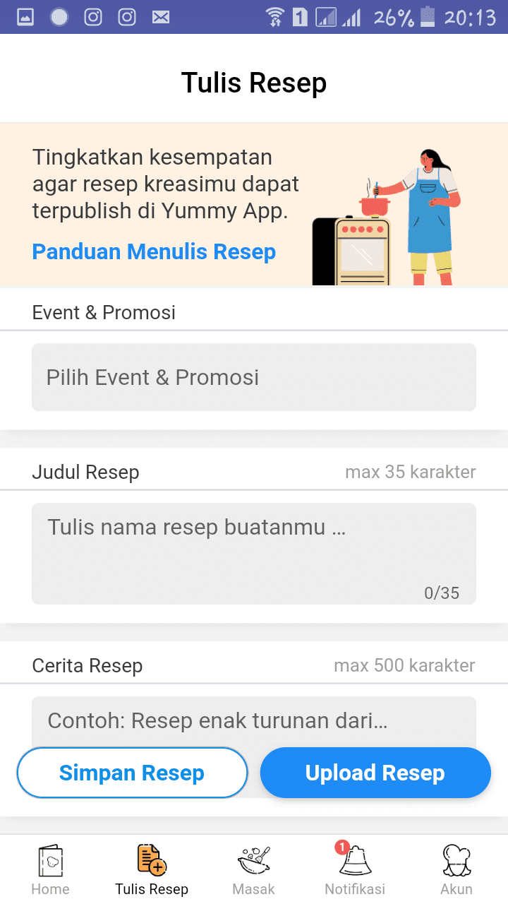 Cara Dapatkan Penghasilan Dengan Menulis Resep Makanan di Bulan Puasa