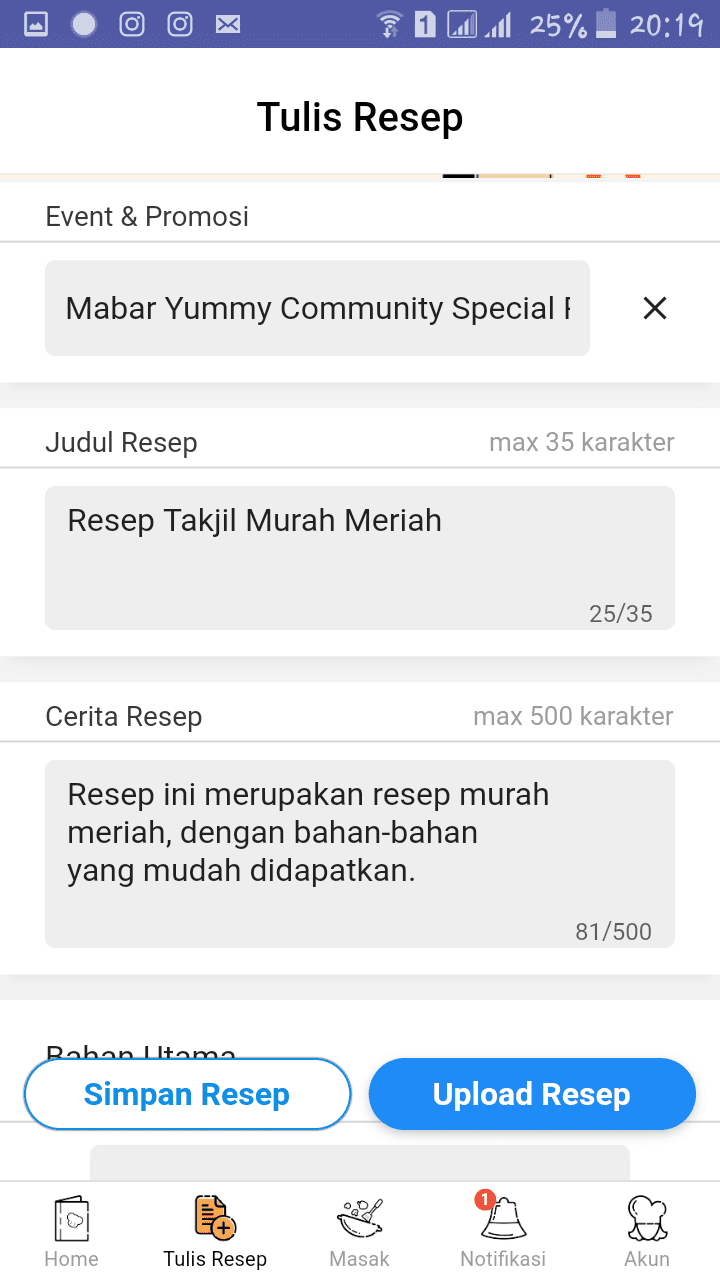 Cara Dapatkan Penghasilan Dengan Menulis Resep Makanan di Bulan Puasa