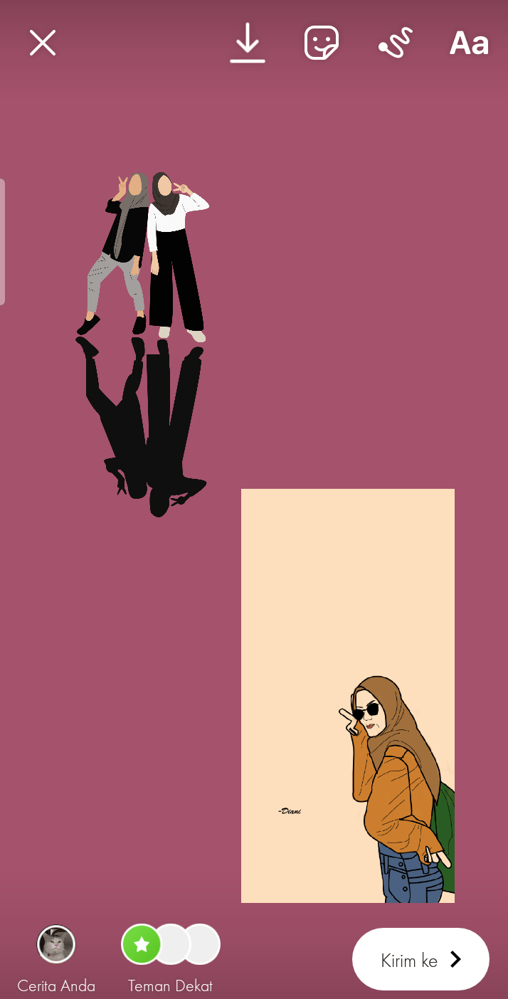 Cara Mudah Posting 2 Foto Sekaligus di Instagram Stories