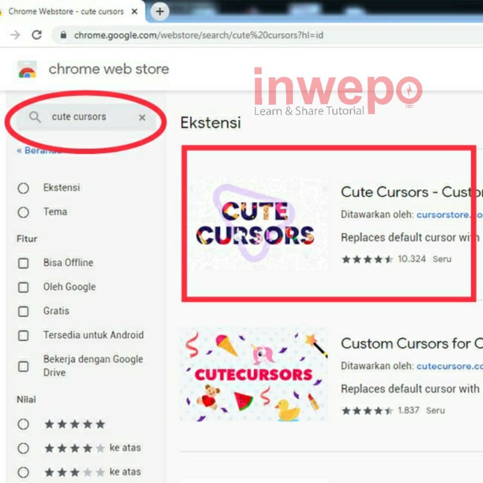 Cara Membuat Cursor Chrome Jadi Karakter Lucu