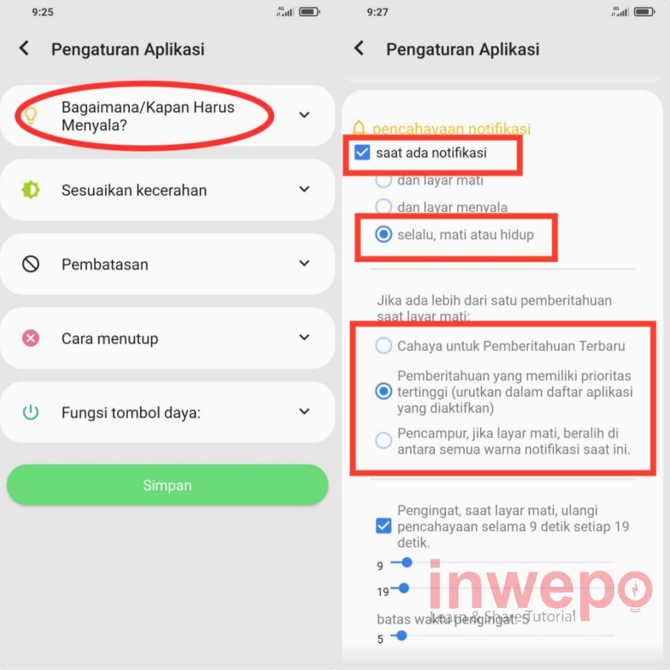 Cara Pasang Led Notifikasi WA dengan Nama Pengirim