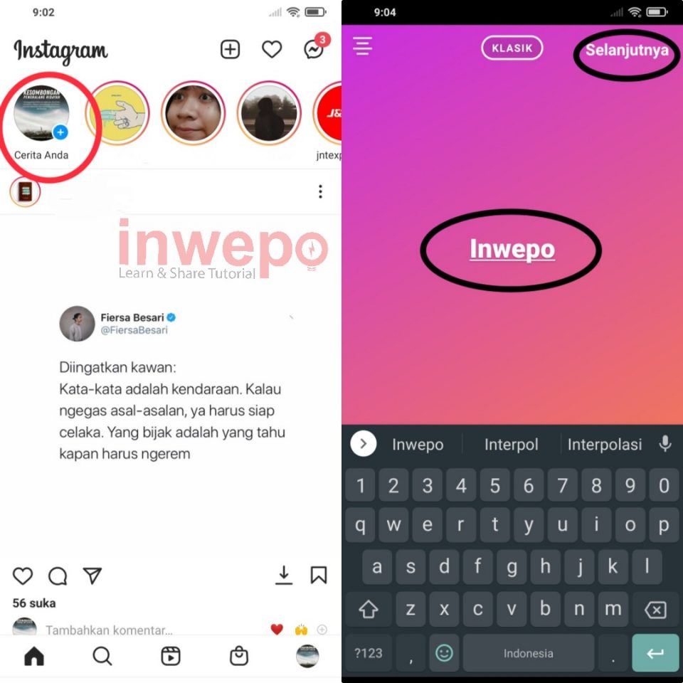 Fitur Baru Text Animasi Langsung di Instagram
