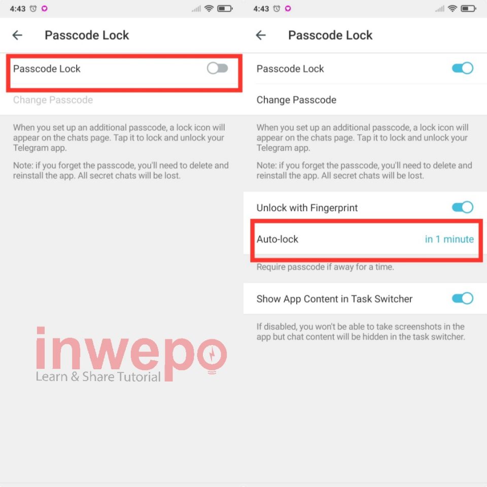 Cara Memasang Passcode di Aplikasi Telegram