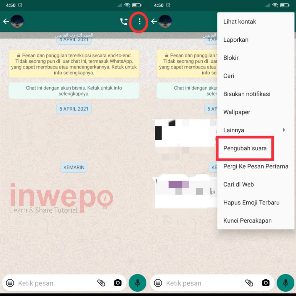 Cara Ganti Suara Unik Voice Note WhatsApp dan Status Splitter