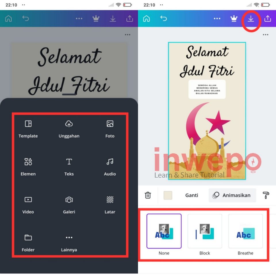 Cara Mudah Buat Poster Ramadhan dari Android