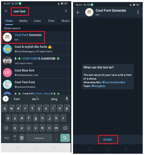 Cara Menampilkan Font Unik pada Nama Profil Telegram