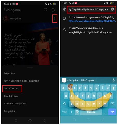 Cara Cepat Copy Paste Caption di Instagram