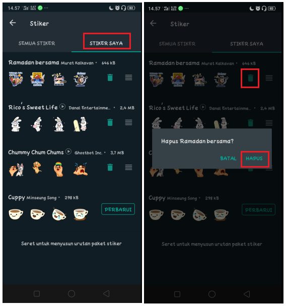 Cara Mudah Hapus Stiker di Aplikasi WhatsApp