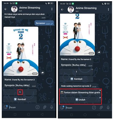 Cara Nonton dan Download Anime di Telegram
