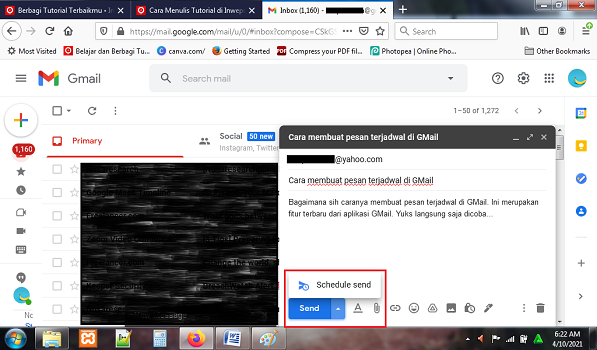 Cara Menjadwalkan Pesan Gmail di PC dan Android