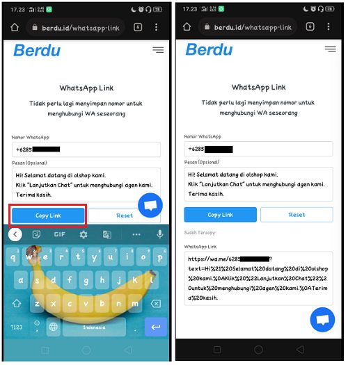 Cara Membuat Link Chat WhatsApp dengan Welcome Massage
