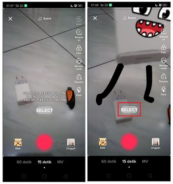 Cara Menampilkan Efek Cartoonify di Video Tik Tok